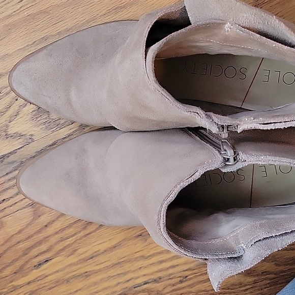 Sole Society Natalyia suede knotted booties - Picture 4 of 8